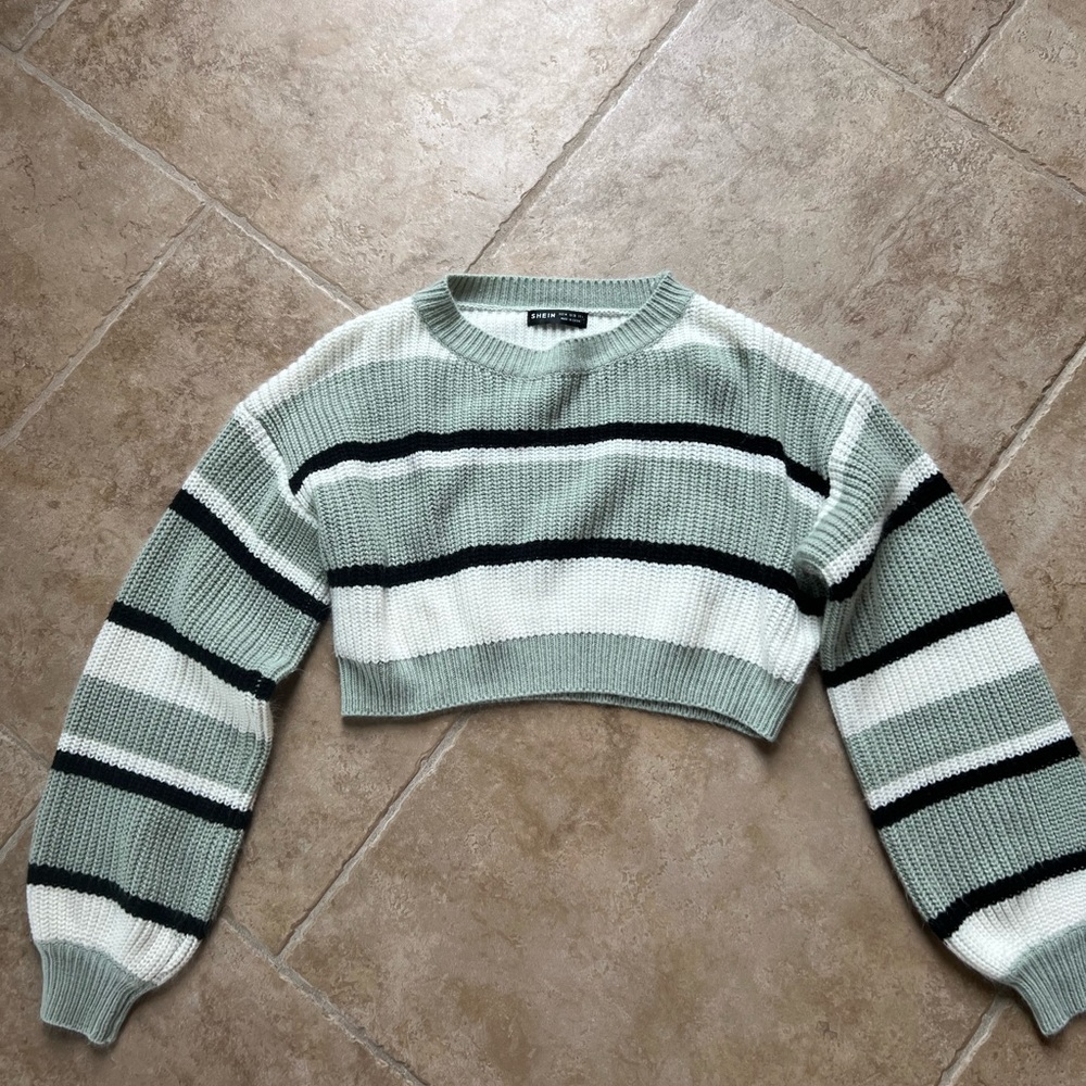 Shein crop sweater